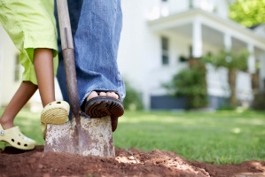 Вскапывание огорода