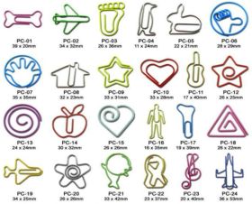 Формы канцелярской скрепки