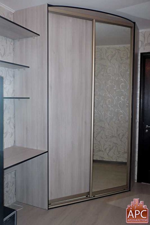 шкаф угловой двустворчатый