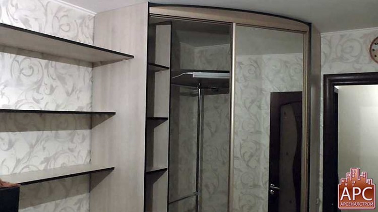 двустворчатый шкаф купе на заказ