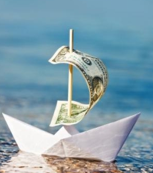 Кораблик с долларом