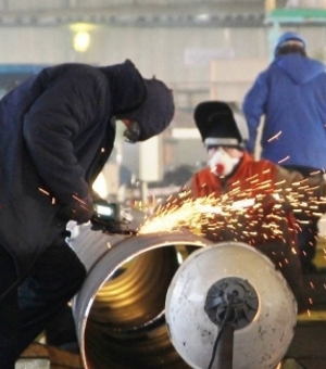 Рабочий на производстве