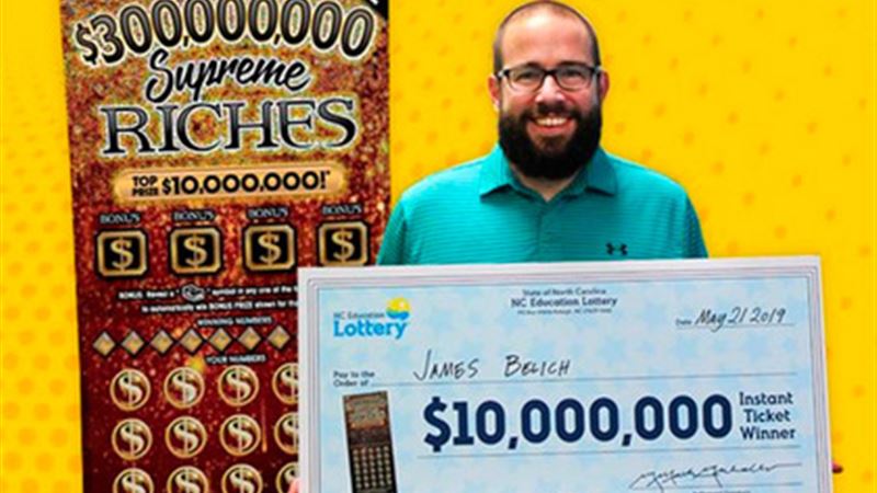 Мужчина выиграл 10 миллионов долларов во время обеденного перерыва