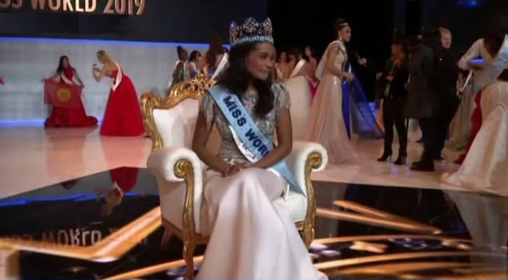 Новая мисс мира обещала наесться сладким