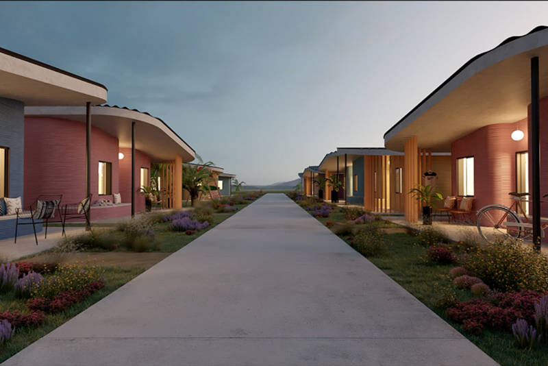 Хижины бедной деревушки в Мексике меняют на напечатанные 3D-принтером дома