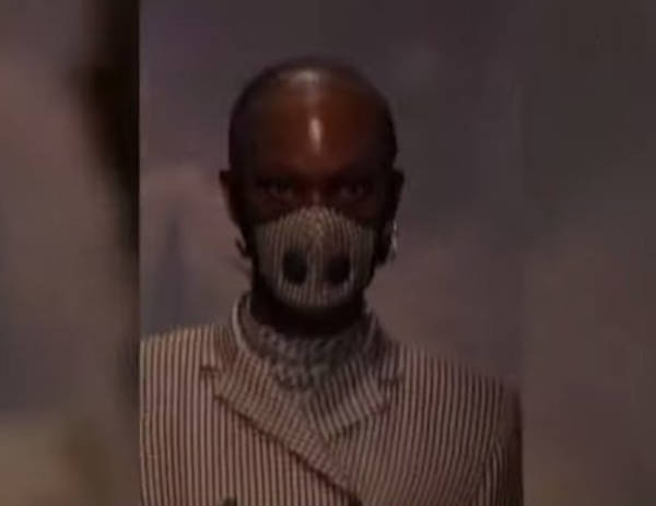 Мода на вирус: Защитные маски превращаются в дизайнерские украшения